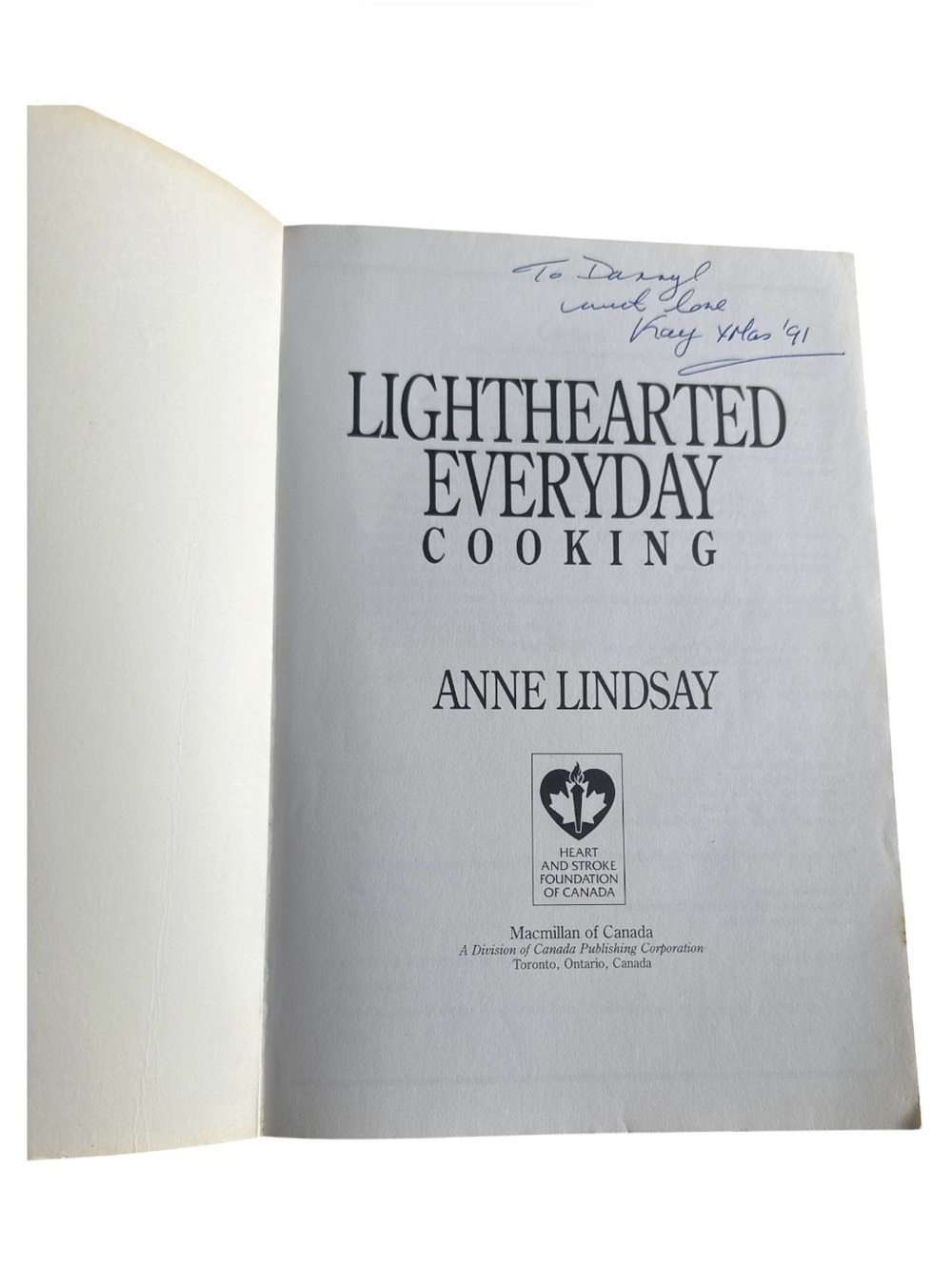 VINTAGE PAPERBACK Lighthearted Everyday Cooking by Lindsay Anne - Picture 3 of 9